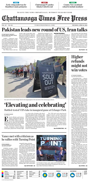 Cover of Chattanooga Times Free Press
