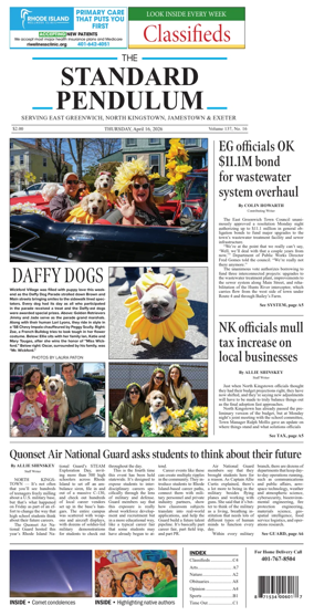 Cover of East Greenwich Pendulum