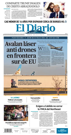 Cover of El Diario de El Paso