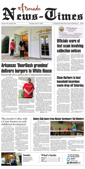 Cover of El Dorado News-Times (VCID - Camden News)