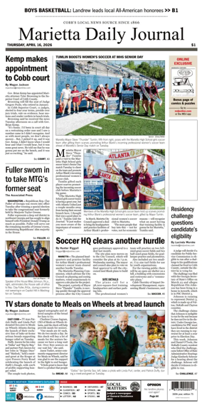Cover of Marietta Daily Journal