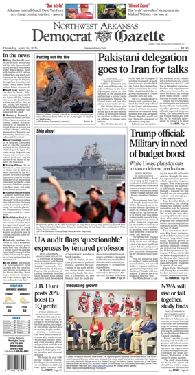 Cover of Northwest Arkansas Democrat-Gazette