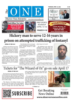 Cover of Observer News Enterprise