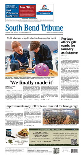Cover of South Bend Tribune