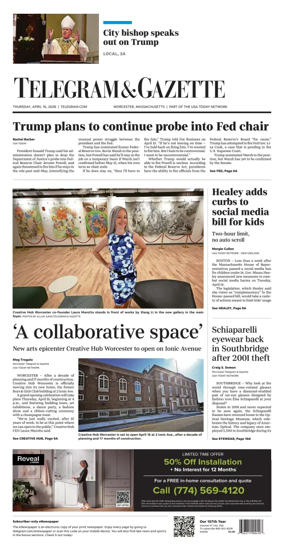 Cover of Telegram & Gazette