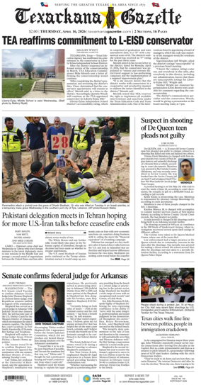 Cover of Texarkana Gazette