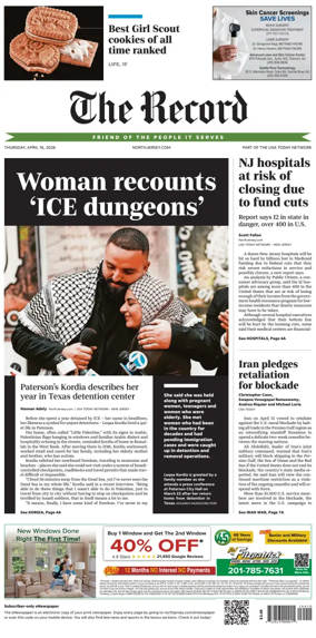 Cover of The Bergen Record