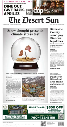 Cover of The Desert Sun