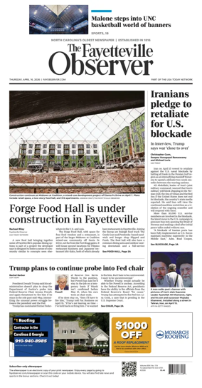 Cover of The Fayetteville Observer