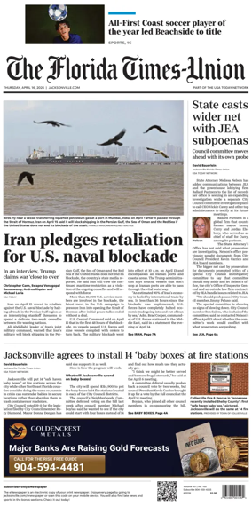 Cover of The Florida Times-Union