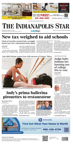 Cover of The Indianapolis Star