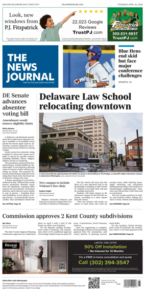 Cover of The News Journal
