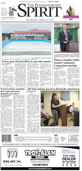 Cover of The Punxsutawney Spirit