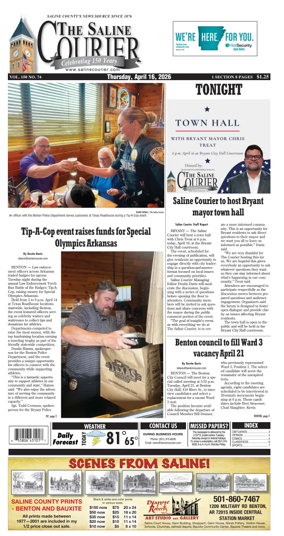 Cover of The Saline Courier