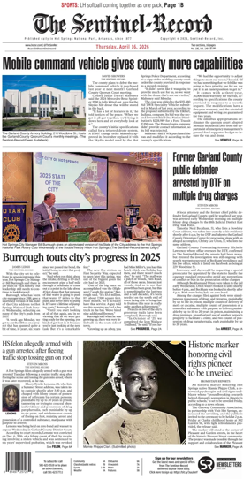 Cover of The Sentinel-Record