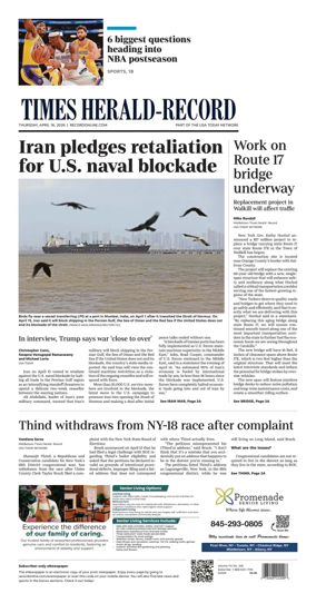 Cover of Times Herald-Record