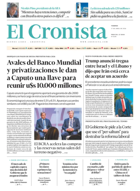 Cover of El Cronista