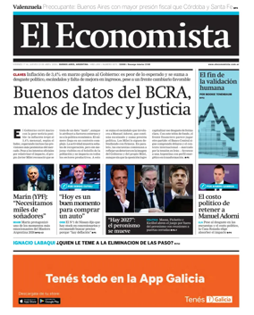 Cover of El Economista (Argentina)
