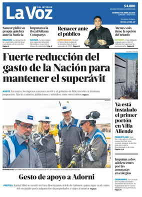 Cover of La Voz del Interior