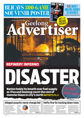 Cover of Geelong Advertiser