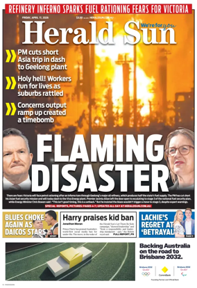Cover of Herald Sun