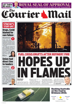 Cover of The Courier-Mail