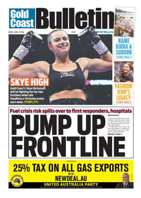 Cover of The Gold Coast Bulletin