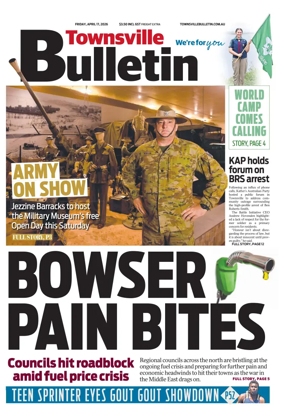 Cover of Townsville Bulletin