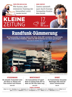Cover of Kleine Zeitung Steiermark