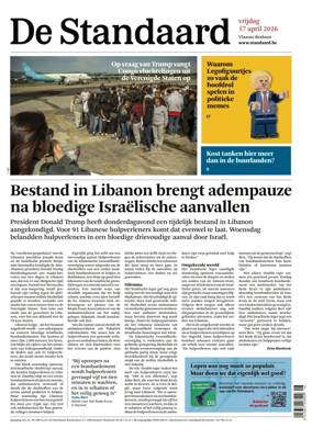 Cover of De Standaard