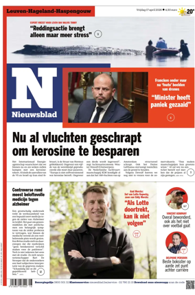 Cover of Het Nieuwsblad