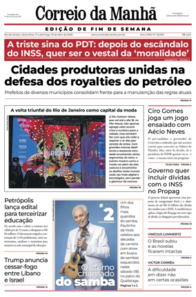 Cover of Jornal Correio da Manha