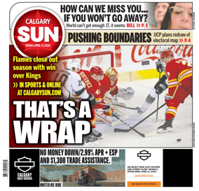 Cover of Calgary Sun