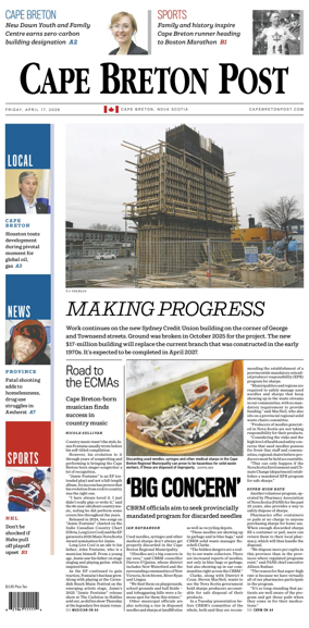 Cover of Cape Breton Post