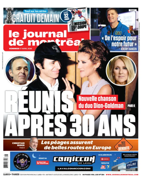 Cover of Le Journal de Montreal