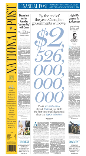 Cover of National Post - (National Edition)