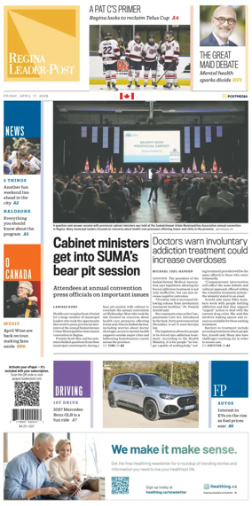 Cover of Regina Leader-Post
