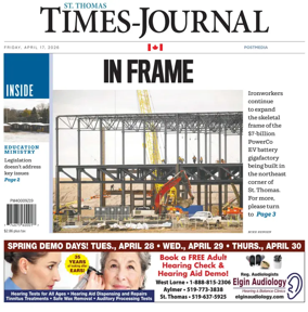 Cover of St. Thomas Times-Journal