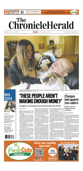 Cover of The Chronicle Herald (Provincial)