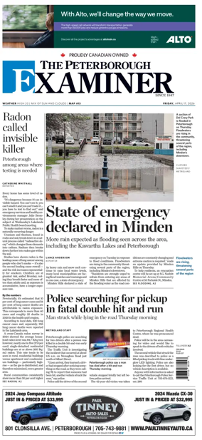 Cover of The Peterborough Examiner