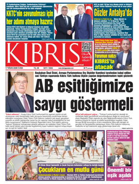 Cover of Kibris Gazetesi