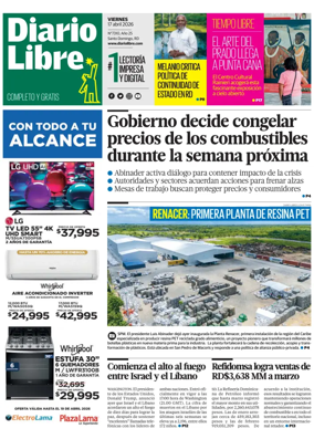 Cover of Diario Libre (Republica Dominicana)