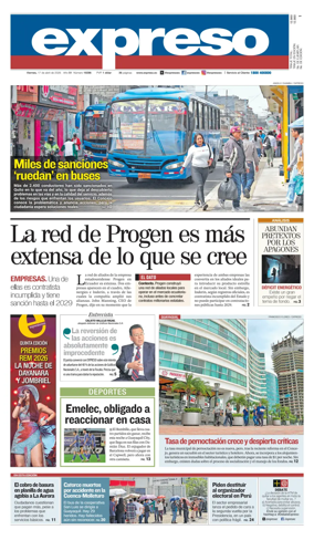 Cover of Diario Expreso