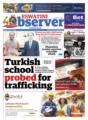 Cover of Eswatini Observer