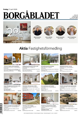 Cover of Borgabladet