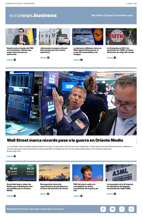 Cover of Euronews Business (Spanish) Compiled Edition