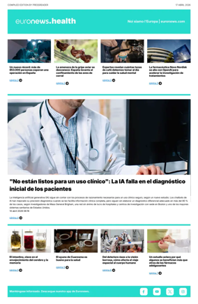 Cover of Euronews Health (Spanish) Compiled Edition
