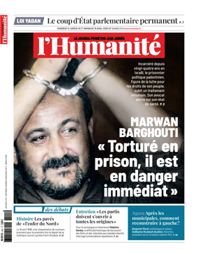 Cover of L'HUMANITE