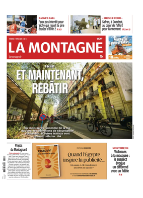 Cover of La Montagne (Vichy)