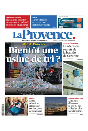 Cover of La Provence Salon-de-Provence / Pays salonais